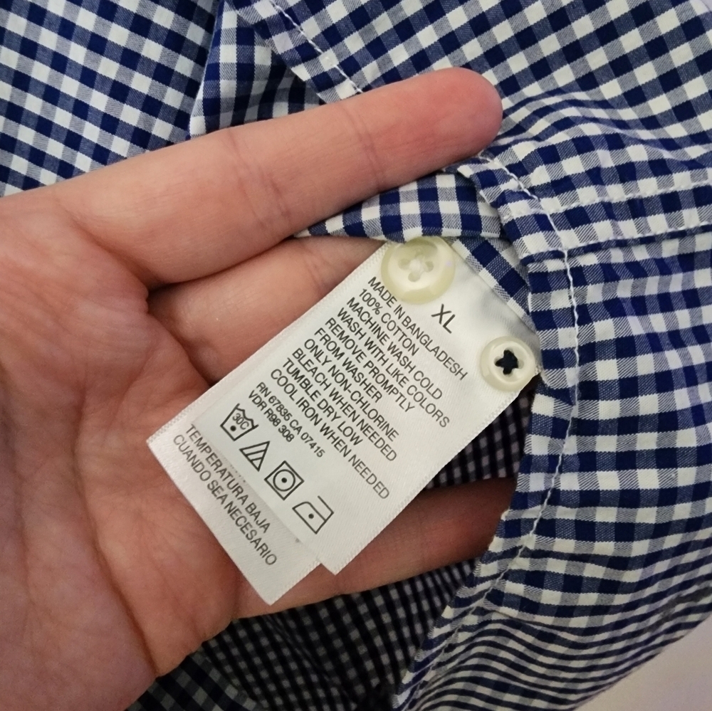 Nautica Jeans Co Button Up Dress Shirt XL - Picture 5 of 7